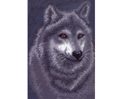 Рисунок на канве арт.МП-28х37-0495 Волк
