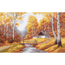 Рисунок на канве арт.МП-28х37-0993 Осенняя пора