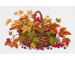 Рисунок на канве арт.МП-28х37-0994 Осенние листья