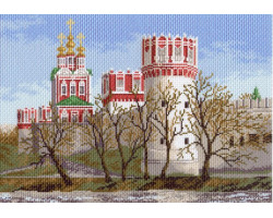 Рисунок на канве арт.МП-33х45-0915а2 Новодевичий монастырь