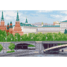 Рисунок на канве арт.МП-33х45-0916а2 Кремлевская набережная