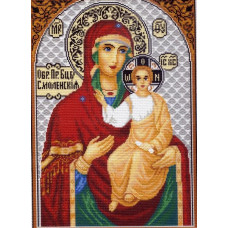 Рисунок на канве арт.МП-37х49 - 0541 Икона Божией Матери Смоленская