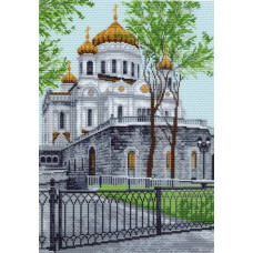 Рисунок на канве арт.МП-37х49 - 0832 Храм Христа Спасителя