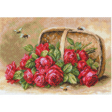 Рисунок на канве арт.МП-37х49 - 1704 Знойные розы