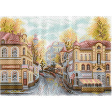 Рисунок на канве арт.МП-37х49 - 1760 Московские улочки. Яузский бульвар