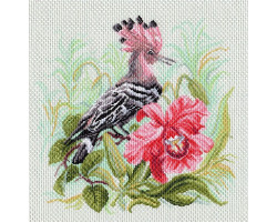 Рисунок на канве арт.МП-41х41 - 1727 Райская птица