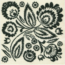 Рисунок на канве арт.МП-41х41 - 1740 Таинственный цветок