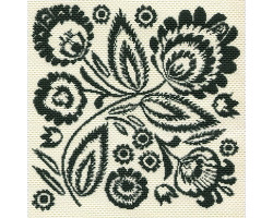 Рисунок на канве арт.МП-41х41 - 1740 Таинственный цветок