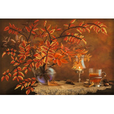 Рисунок на шелке арт.МП-37х49-4087 'Осенний натюрморт'