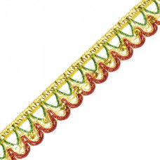 Кружево вязаное арт.13-2241 шир.2,5 см уп.18,28м