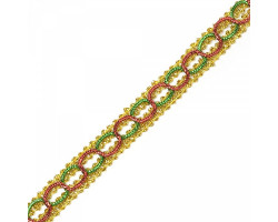 Кружево вязаное арт.13-5512 шир.1,5 см уп.18,28м