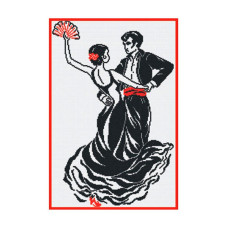Набор для вышивания 'МП Студия' арт.НВ-096 'Танец любви' 34х51 см