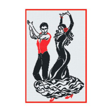 Набор для вышивания 'МП Студия' арт.НВ-097 'Танец страсти' 34х51 см