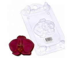 Пластиковая форма арт.ШЕ.24807 'Цветок орхидеи'
