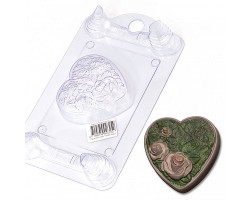 Пластиковая форма арт.ШЕ.26252 'Розовое сердце'