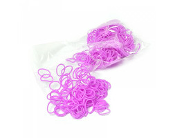 Набор для плетения браслетов Loom Bands цв.фиолетовый 300 шт