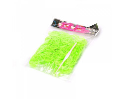 Набор резинок для плетения арт.ЭК.Е-130 цв.светло-зеленый упак.600шт