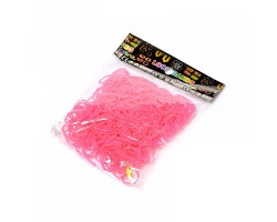 Набор резинок для плетения гофре арт.ЭК.Р-148 цв.розовый