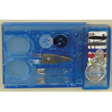 Иглы арт.ТВ 0340-6084 набор дорожный для ручного шитья в голубой коробочке