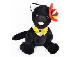 Набор для изготовления игрушек из меха арт.MM-015 Черный кот 25 см