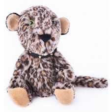 Набор для изготовления игрушек из меха арт.MM-022 Пятнистый леопард 27 см