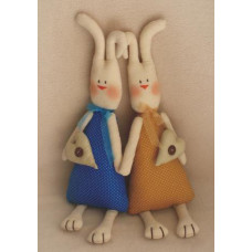 Набор для изготовления текстильной игрушки арт.016 'Rabbit's Story' 34см Ваниль