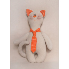 Набор для изготовления текстильной игрушки арт.C004 'Cat's story' 21см Ваниль