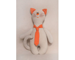 Набор для изготовления текстильной игрушки арт.C004 'Cat's story' 21см Ваниль