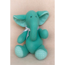 Набор для изготовления текстильной игрушки арт.E001 'Elephant`s Story' 21см Ваниль