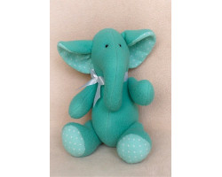 Набор для изготовления текстильной игрушки арт.E001 'Elephant`s Story' 21см Ваниль