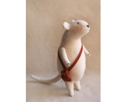 Набор для изготовления текстильной игрушки арт.M001 'Mouse Story' 22см Ваниль