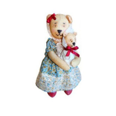 Набор для изготовления текстильной игрушки 'Мишка Мама' 25 см арт.AM100026