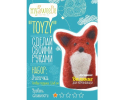 Набор для изготовления текстильной игрушки Toyzy арт.TZ-F009 'Лисёнок' Валяние Начальный