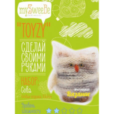 Набор для изготовления текстильной игрушки Toyzy арт.TZ-K002 'Сова' Вязание