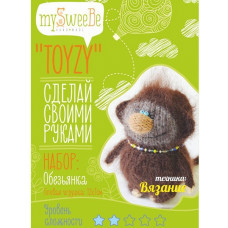Набор для изготовления текстильной игрушки Toyzy арт.TZ-K006 'Обезьянка' Вязание