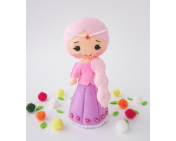 Набор для изготовления текстильной игрушки Tutti 'Принцесса Рапунцель' арт.04-01