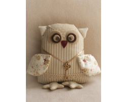 Набор для изготовления текстильной куклы арт.OW002 'OWL'S STORY' 21см Ваниль