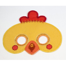Набор для шитья и вышивания карнавальная маска арт.МП-22х14 8337 Петушок
