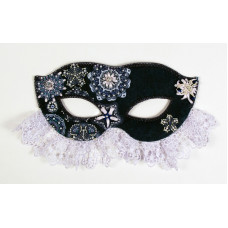 Набор для шитья и вышивания карнавальная маска арт.МП-22х17 8345 Снежная королева