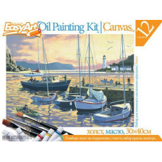Набор для творчества Easy Art арт.737005 набор для живописи №5 'Вечерняя гавань'