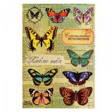 СЛ.917811 Наклейки декоративные 'Бабочки' 11х15 см