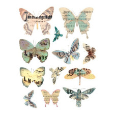 Декоративные наклейки арт.CH.09303 'Бумажные бабочки'