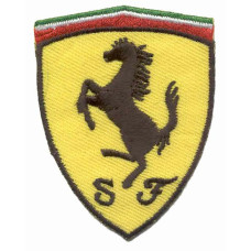 Нашивка арт.НРФ.06452123 Лого Ferrari (мал.)