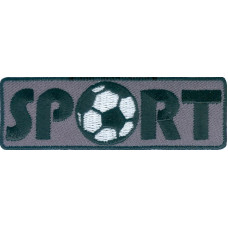 Нашивка арт.НРФ.15571169 Спорт-футбол серый