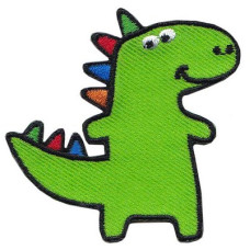 Нашивка арт.НРФ.17802192 Динозаврик зеленый