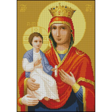 Канва с рисунком 'НОВА СЛОБОДА' арт.МАХ.А-4020 А4 'Богородица Троеручица'