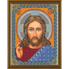 Наборы для вышивания бисером 'НОВА СЛОБОДА' арт.С 9001 'Христос Спаситель' 18x24 см