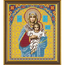 Наборы для вышивания бисером 'НОВА СЛОБОДА' арт.С 9006 'Пресвятая Богородица' 18x24 см
