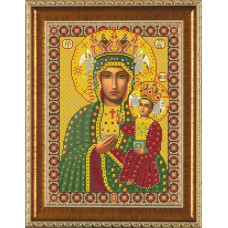 Рисунок на ткани бисер 'НОВА СЛОБОДА' арт.МАХ.БИС 1211 'Богородица Ченстоховская'