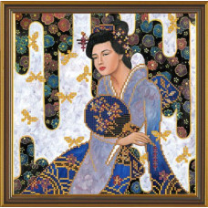 Рисунок на ткани бисер 'НОВА СЛОБОДА' арт.МАХ.БИС 3025 'Красавица из Киото'